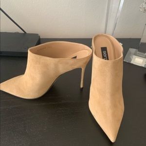 New with tags, Sergio Rossi suede heels